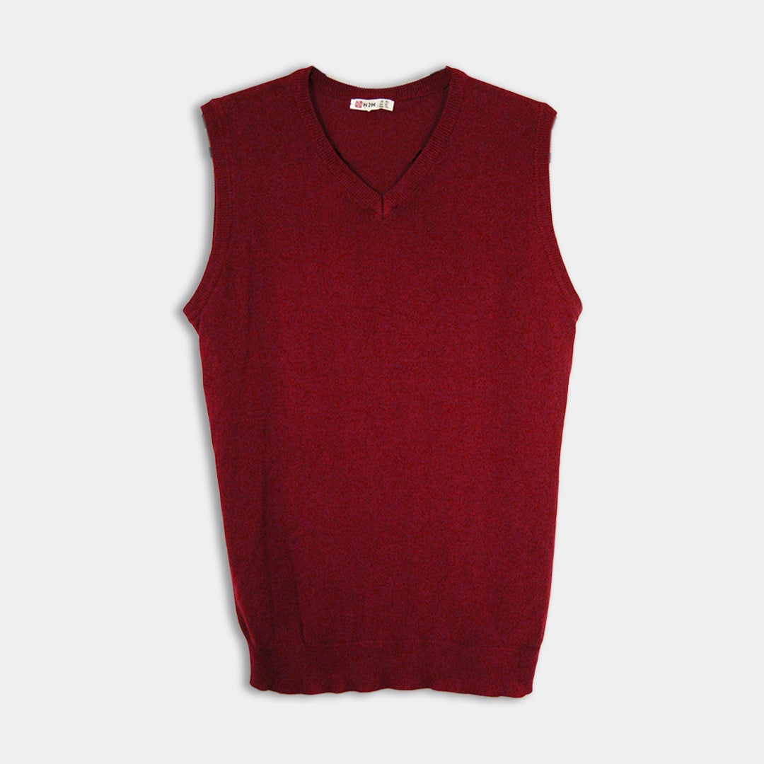 burgundy sweater vest